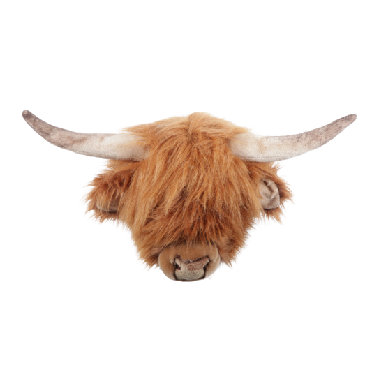 Décoration Murale Peluche Nicolas le Vache Highland - Wild & Soft