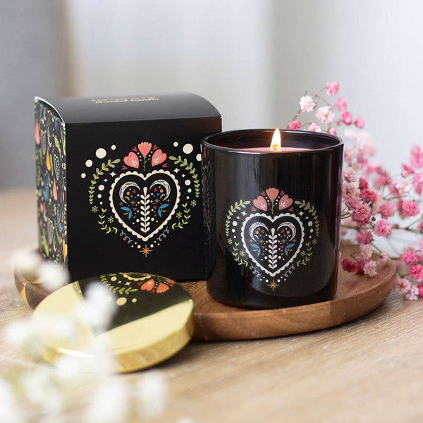Bougie Tulipe Florale Noire Midnight Bloom