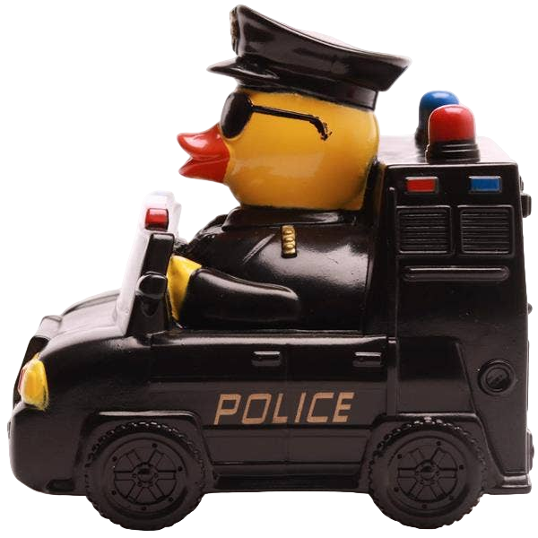 Duck Police Car