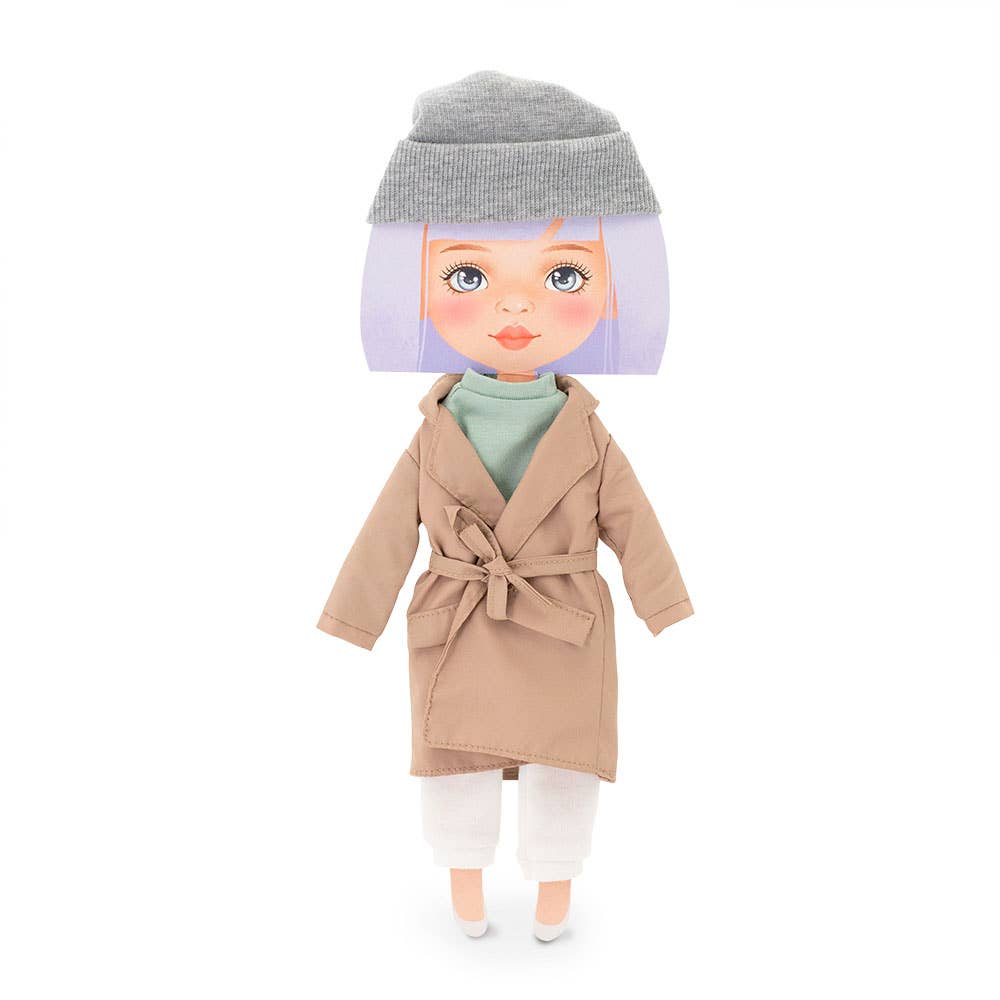 Ensemble de vêtements : trench-coat beige-28 cm