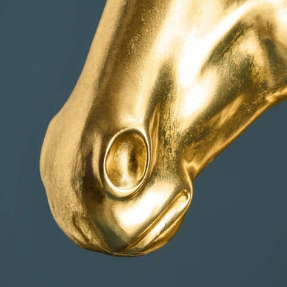 Lampada da terra Amadeus Horse, oro