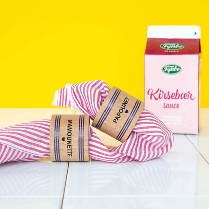 Wooden Napkin Rings – Family Collection