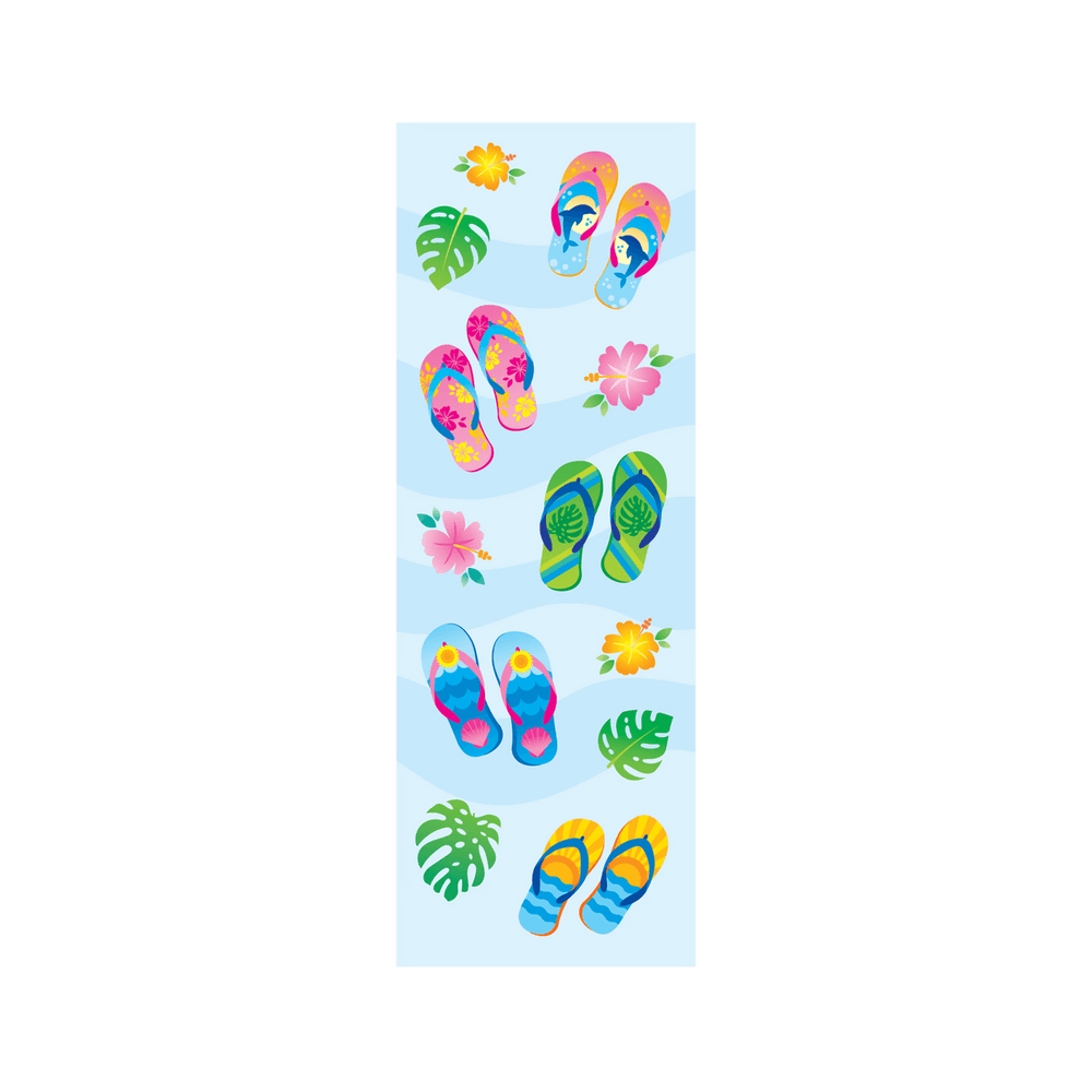 Stickiville Flip Flops Stickers – 2 Sheets