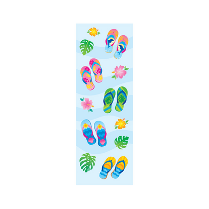 Stickiville Flip Flops Stickers – 2 Sheets