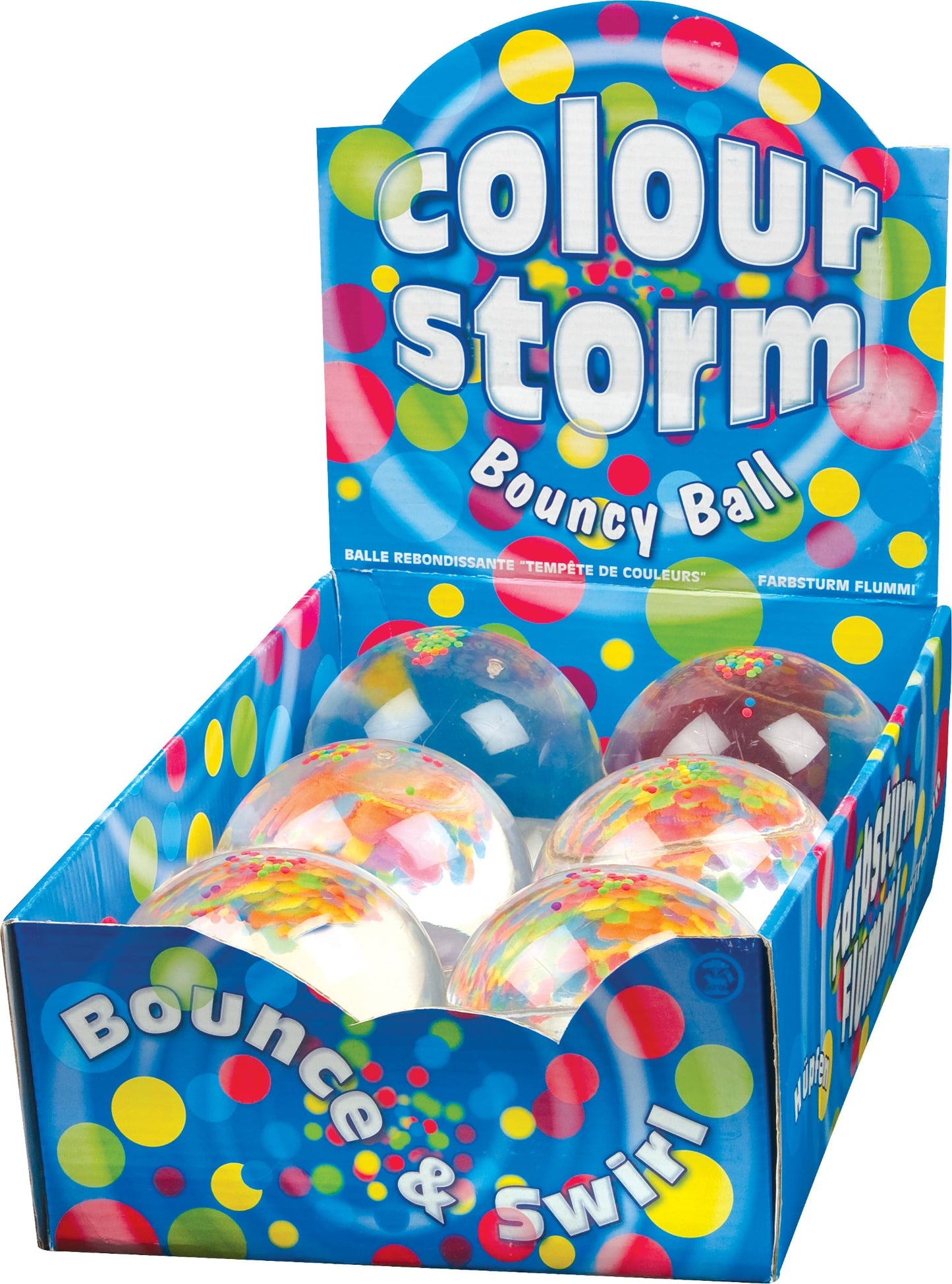 BALLE REBONDISSANTE COLOR STORM