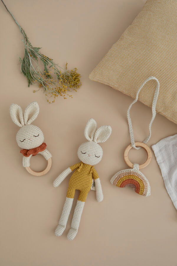 Doudou Bella le Lapin Ocre