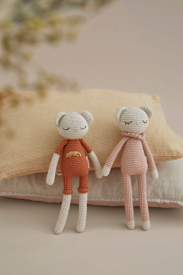 Doudou Tiffani l'Ourson Rose