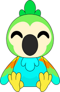 Peluche Parrot – 22,9 cm