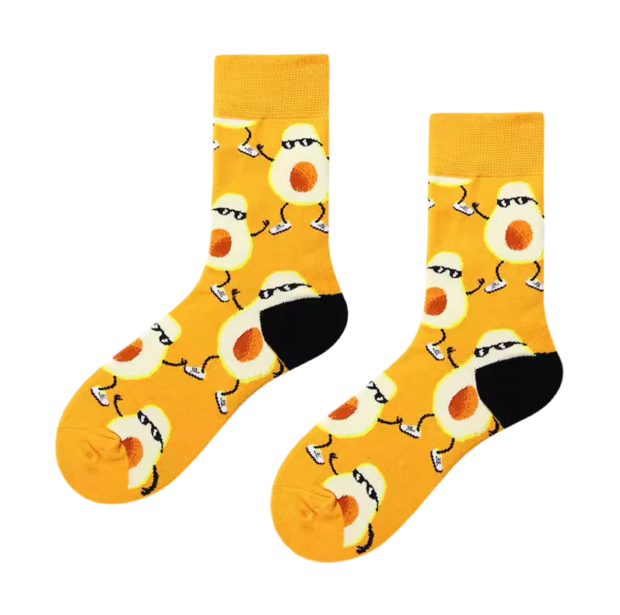 chaussettes funky avocat mrcol