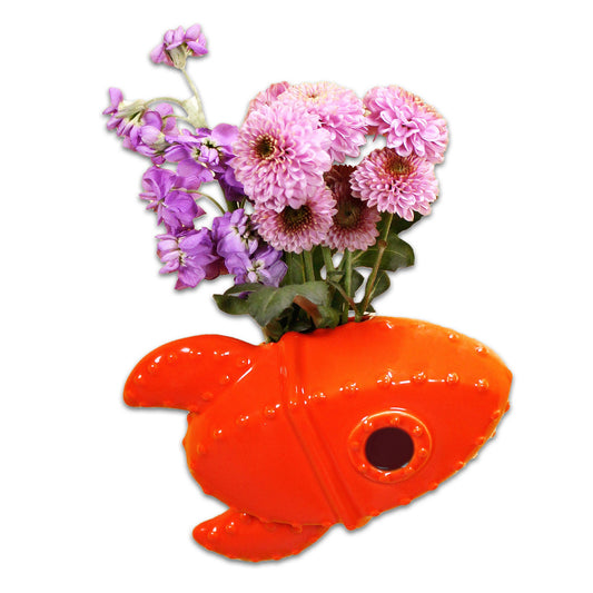 Wallace &amp; Gromit wall vase - Rocket