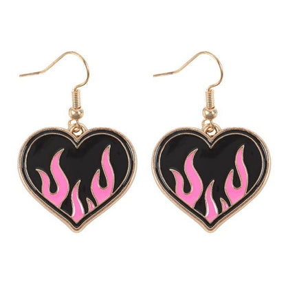 Pendientes Corazón de Fuego