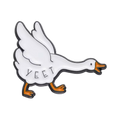 Broche "Yeet" de pato branco