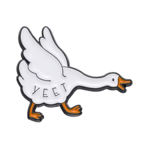 Pin de pato blanco “Yeet”