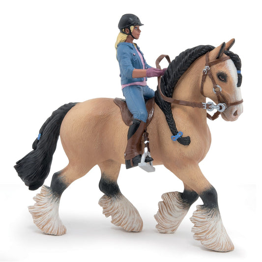 Figurine Tinker et sa jeune cavalière