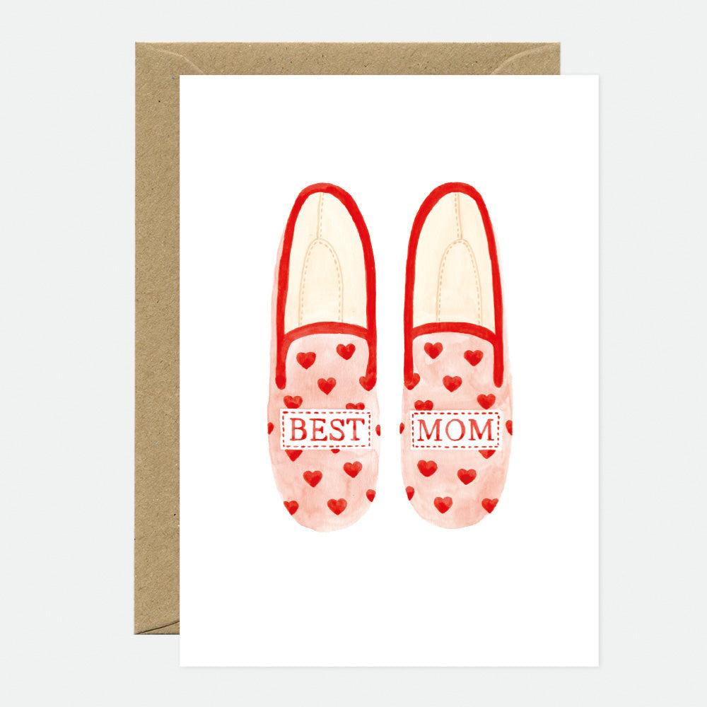 Best Mum Slippers - Carte de voeux