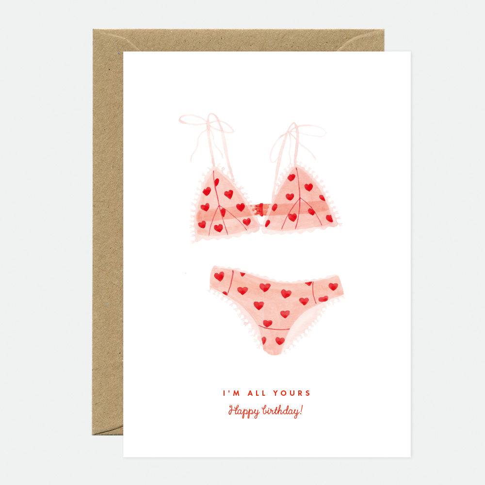 Sexy Underwear - Carte de voeux