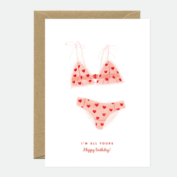 Sexy Underwear - Carte de voeux