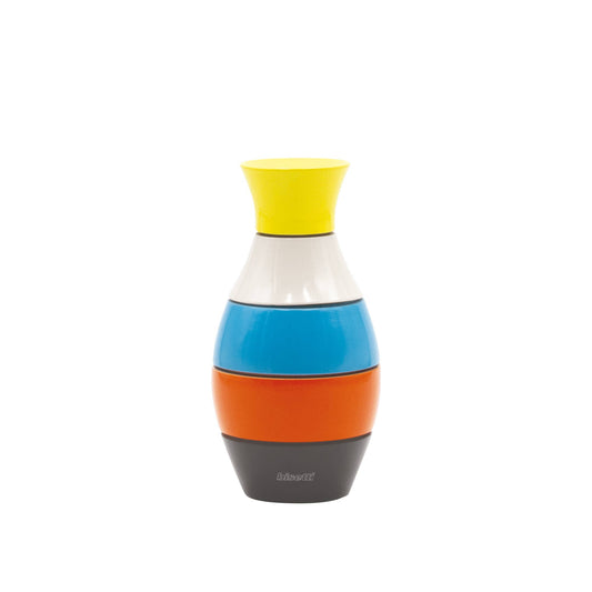 Moulin à épices "Vase" hêtre laqué multicolore petit