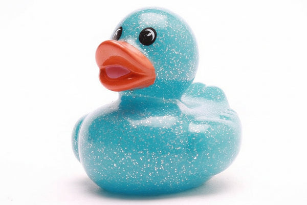Mini Canard Pailleté - bleu