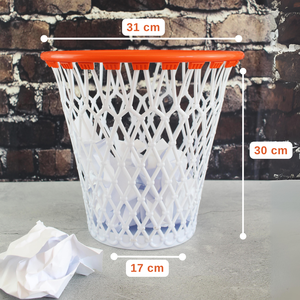 Corbeille à papier Basketball Winkee – vue 2