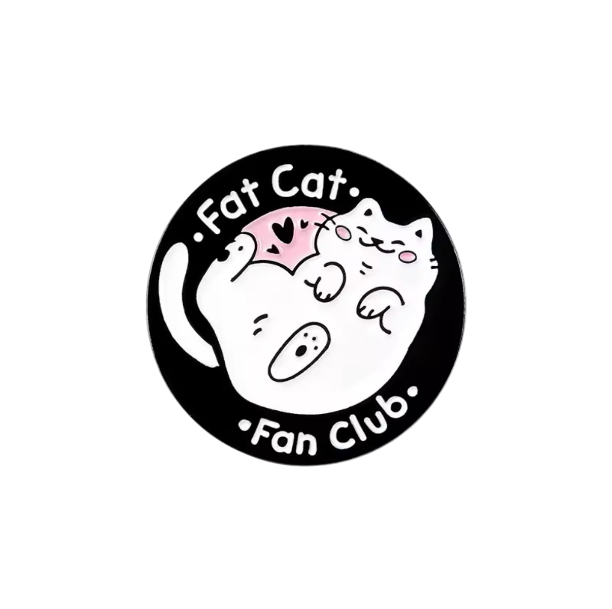Pin del club de fans de Fat Cat