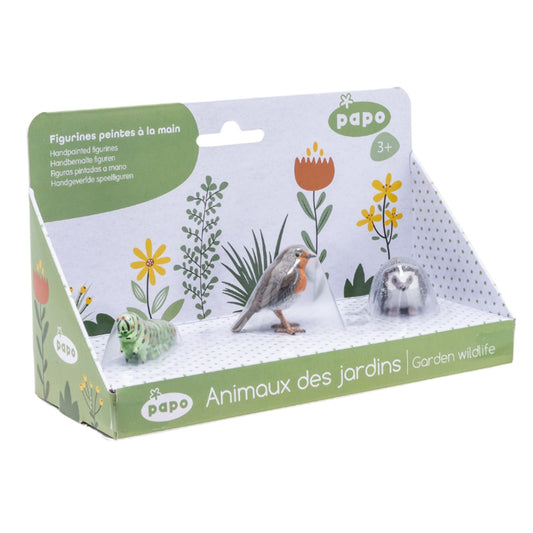 Coffret insectes (Hérisson - Rouge-gorge - Chenille)