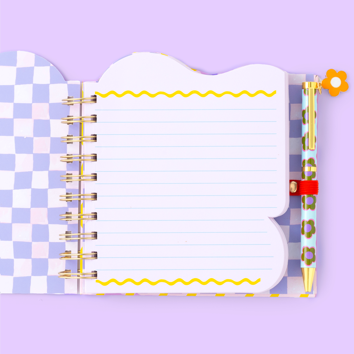 Carnet en Forme de Règle pour Filles & Stylo