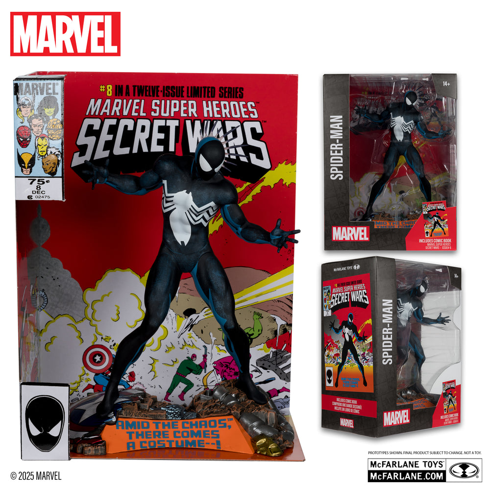 Estatuilla de Spider-Man a escala 1/6 (Marvel Super Heroes Secret Wars #8)