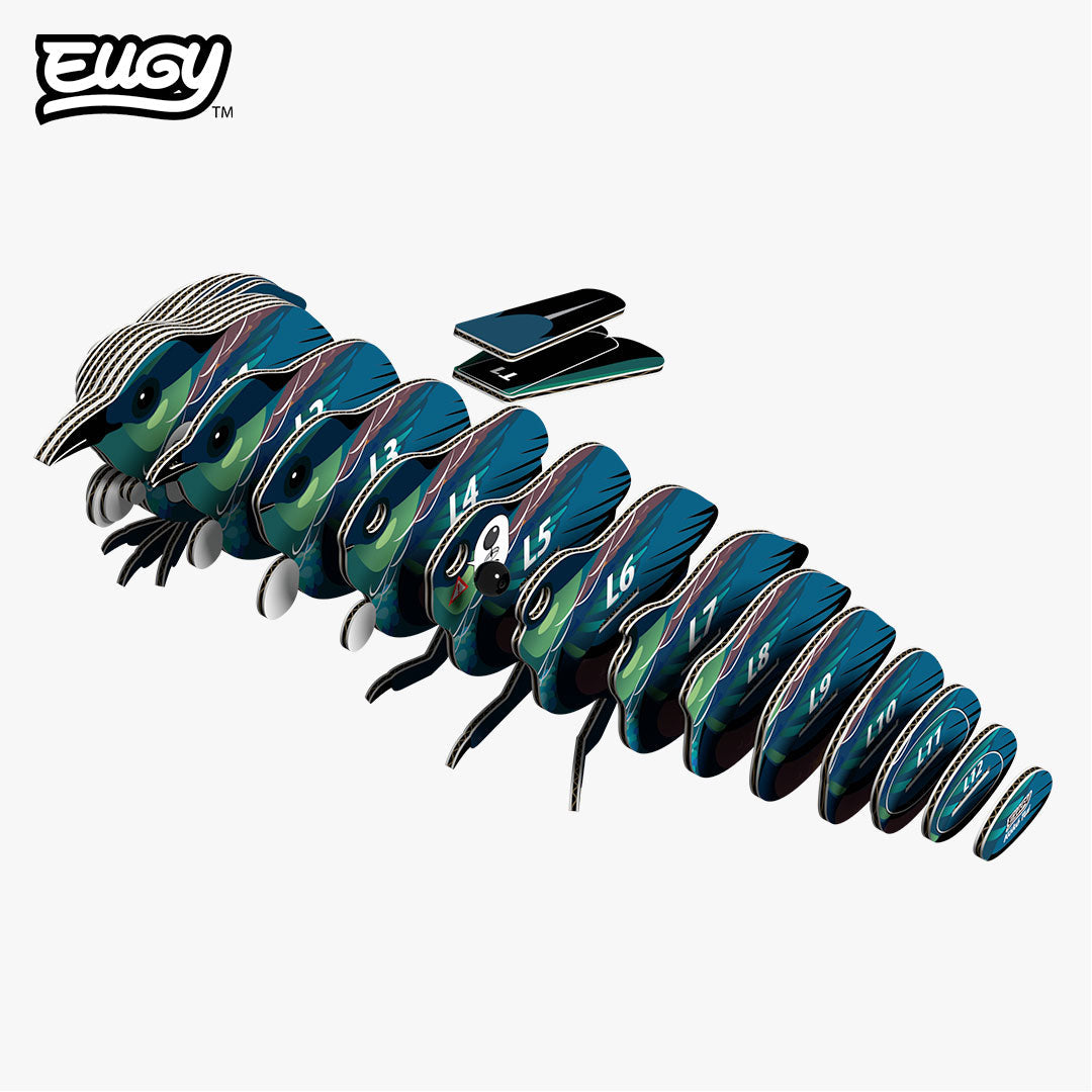 Maquette 3D EUGY 149 Kōkō Tui – pièces avant assemblage