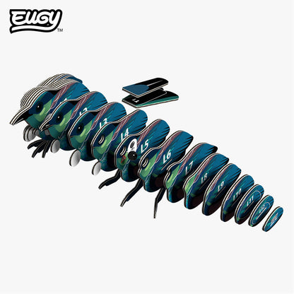 Maquette 3D EUGY 149 Kōkō Tui – pièces avant assemblage