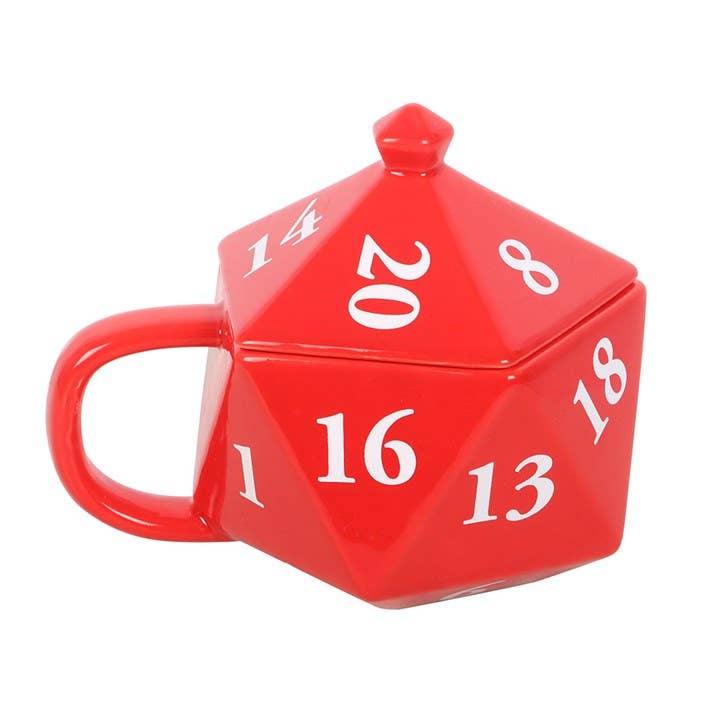 3D Mug D20 Red