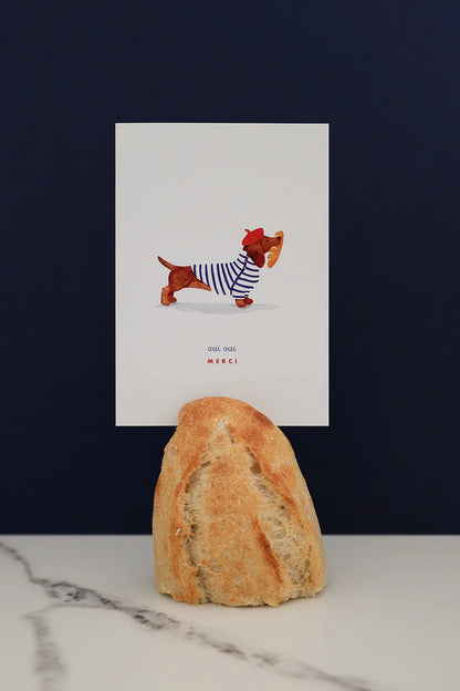 Oui oui Merci - Greeting card