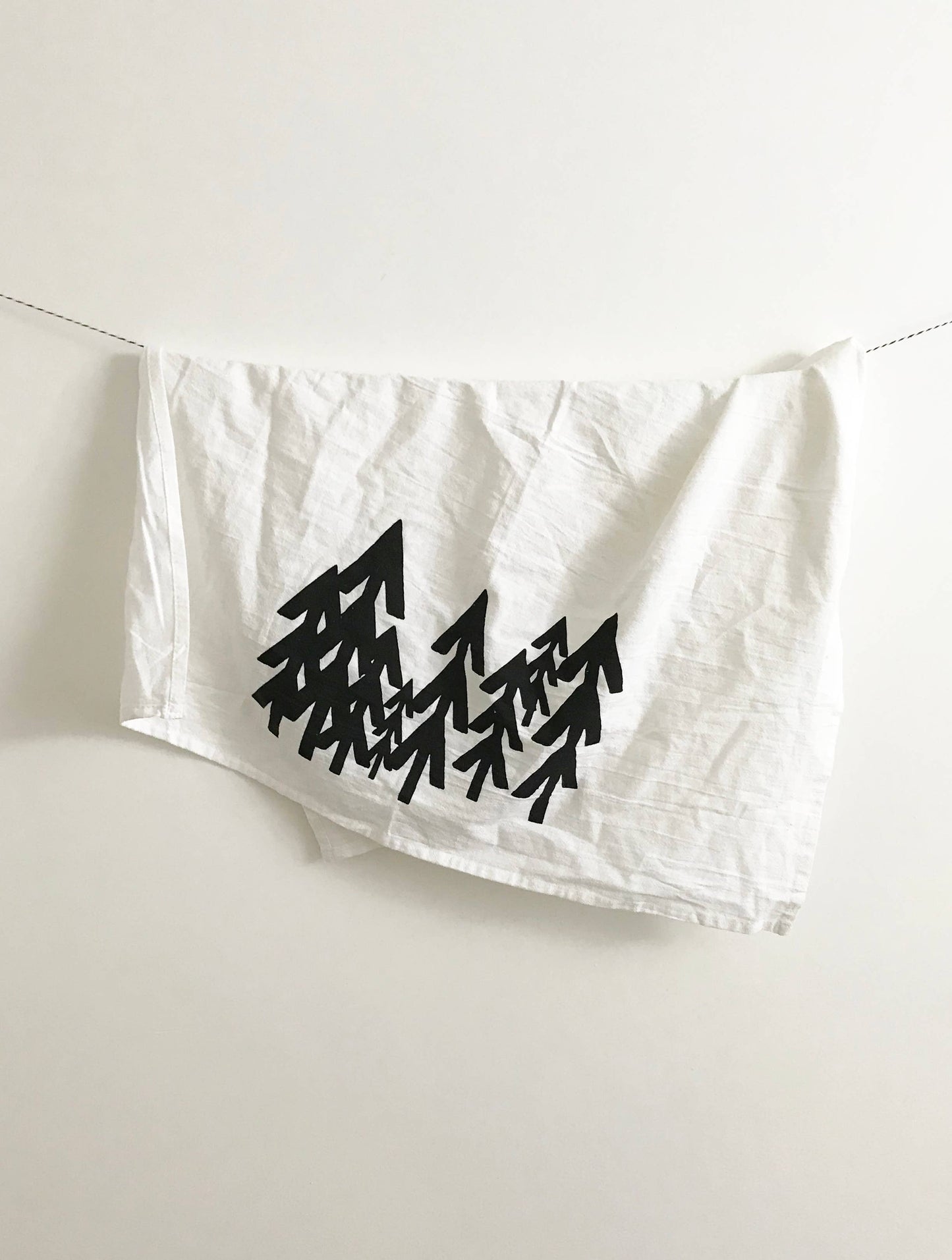 Modern Fir Tea Towel