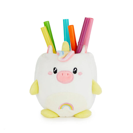 Fluffy Unicorn Pencil Holder