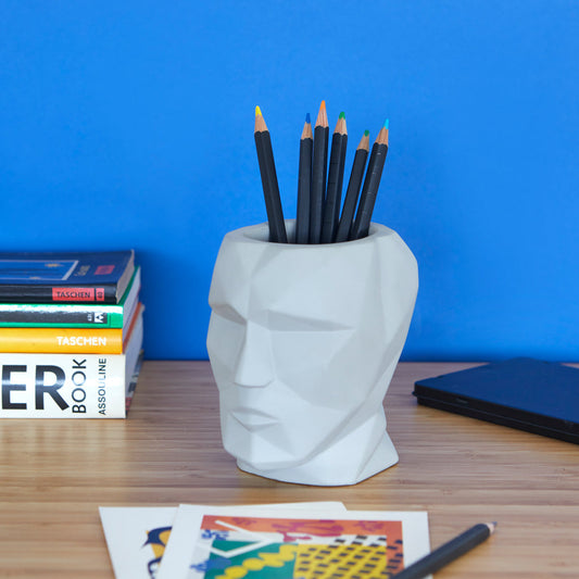 The Head Pencil Holder