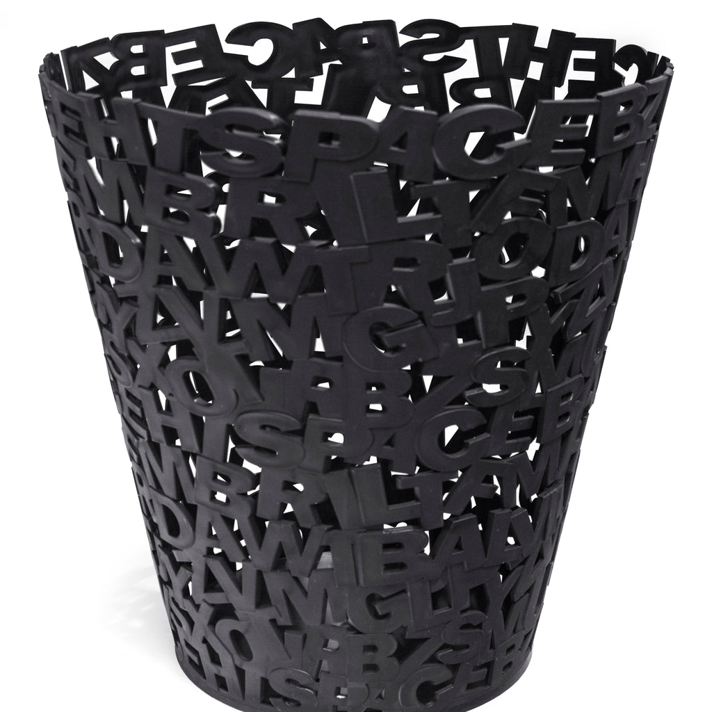 Letters Wastebasket
