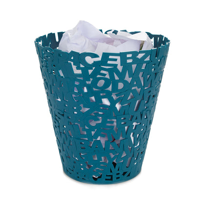 Corbeille à papier Letters