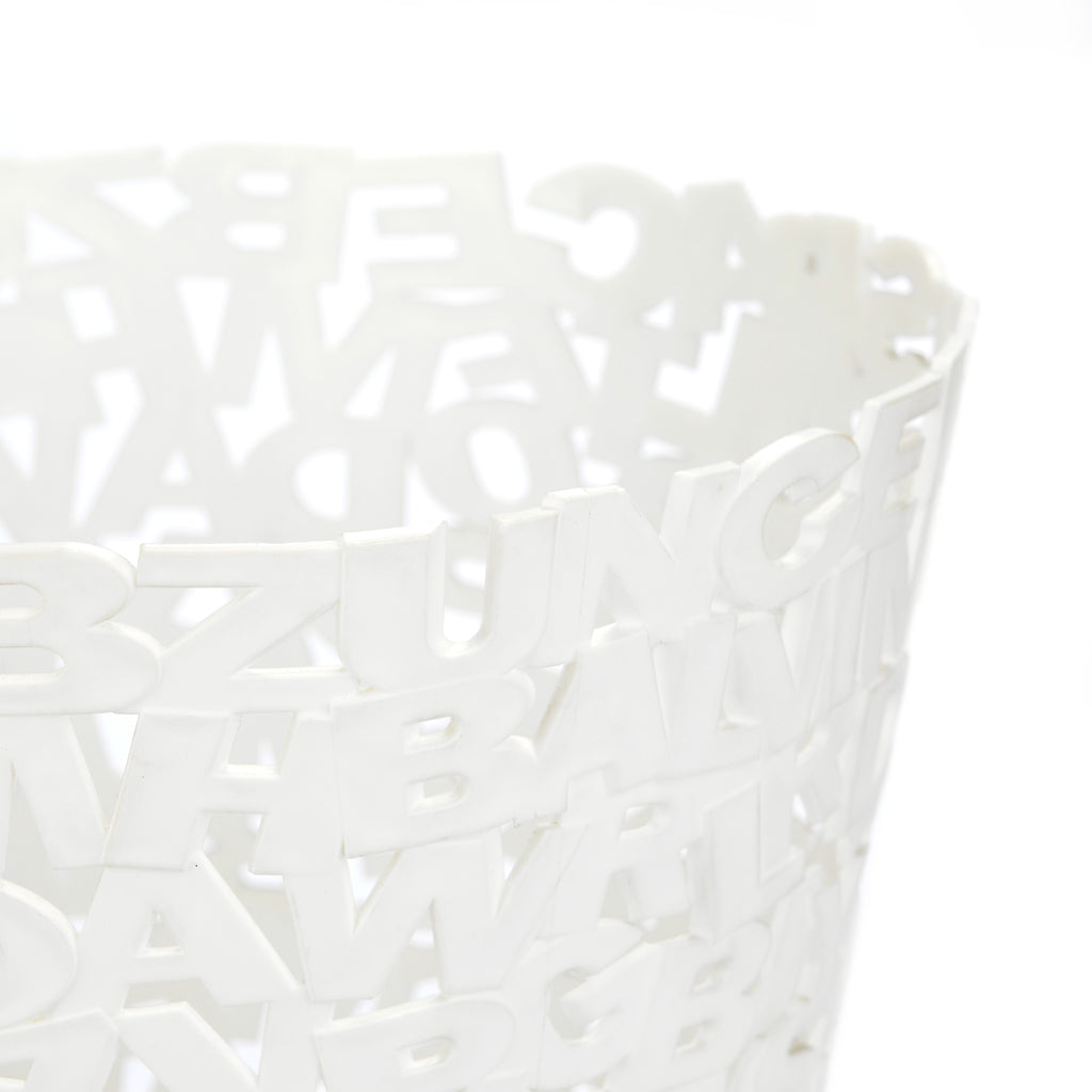 Letters Wastebasket