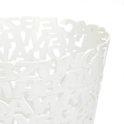 Letters Wastebasket