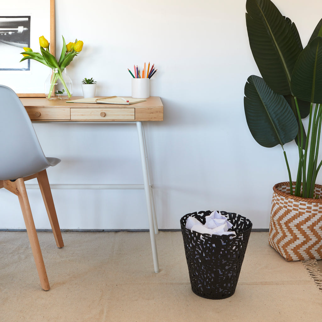 Letters Wastebasket