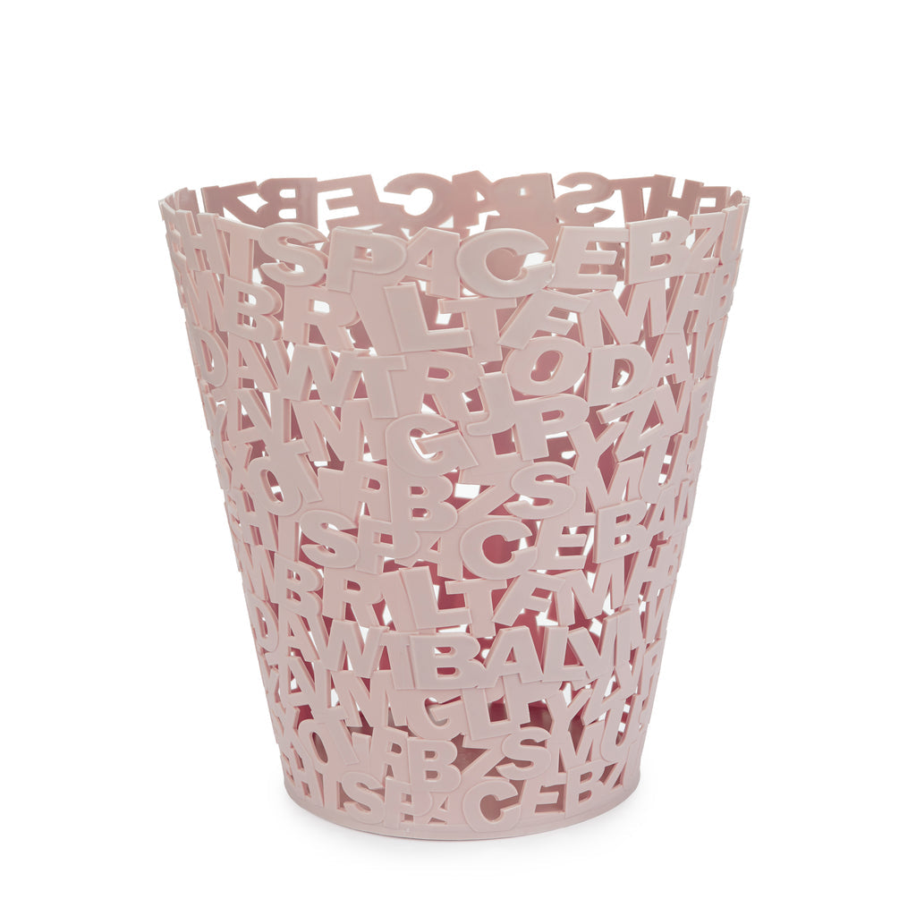 Letters Wastebasket
