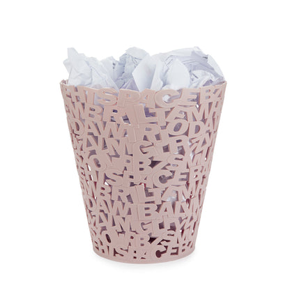 Letters Wastebasket