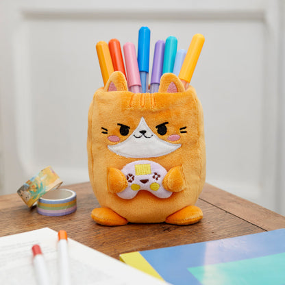 Pot à crayons Fluffy Kawaii Gamer