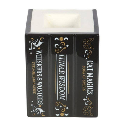 Black Cat Spell Book Tart and Oil Burner
