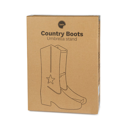 Country Boots Umbrella Stand