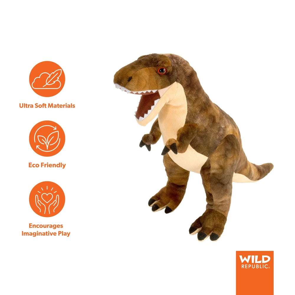 Peluche Dinosaure (T‑Rex) - 25 cm