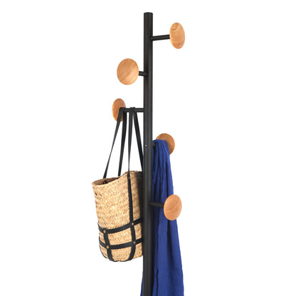 Porte-Manteau Shiitake – Bois & Acier