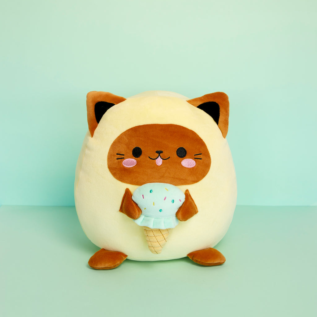 Fluffy Kawaii Minty Cushion