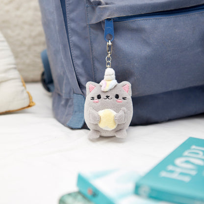 Fluffy Kawaii Starry Keychain