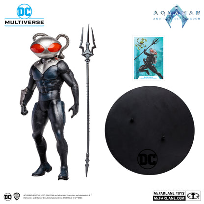 black manta aquaman and the lost kingdom 12 pvc statue mcfarlane toys